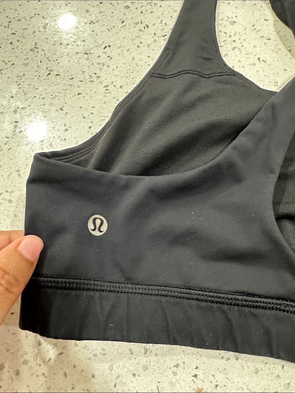 lululemon athletica Black Crisscross Back Sports Bra - Picture 2 of 6